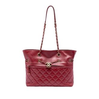 Chanel Bolso Tote Acolchado Vintage Pre-owned - Pre-owned - Mujer - Rojo - ONE SIZE