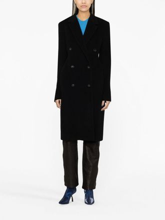 Stella McCartney Zwarte Wollen Jas