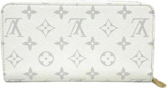 Louis Vuitton Pre-owned Wallets, female, White, Size: ONE SIZE Pre-owned Canvas Wallet