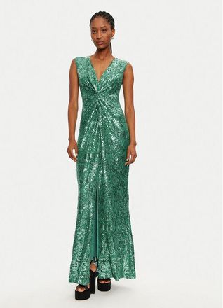 Paillettes Abito Verde Menta Rinascimento Vestito Rinascimento