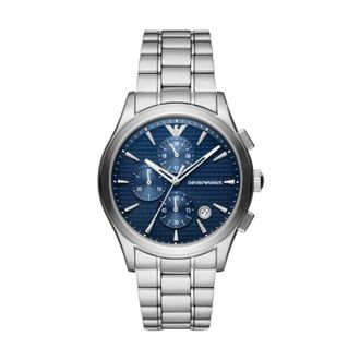 Emporio Armani Accessoires, Heren, Grijs, ONE Size, Paolo Horloge