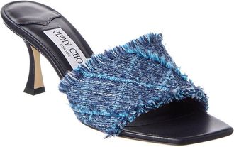 Jimmy Choo London Alexia 70 Denim Sandal