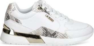 Guess Co logo-detail sneakers - women - Artificial Leather/Fabric/Rubber - 39 - White