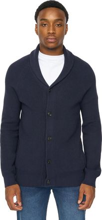 Duck and Cover Heren Venosa Schalkraag Cardigan (Marineblauw)