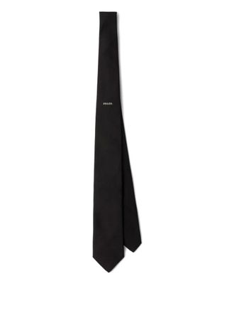 Prada silk tie - men - Silk - R150 - Black
