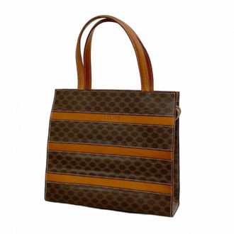 Celine Brown Pvc Tote Bag (Pre-Owned)
