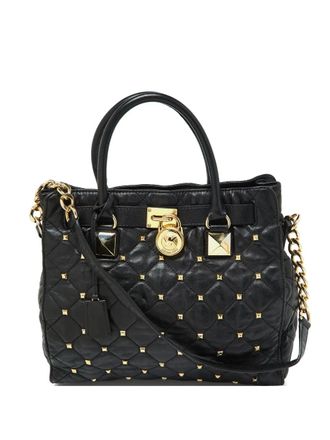 Michael Kors Hamilton tote bag - women - Leather - One Size - Black