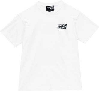 Versace Jeans Couture T-shirt VC - Heren - T-shirts - Wit - XL - Katoen - Tops