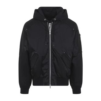 Moose Knuckles Georgie Satin Bomberjack - Heren - Bomber jackets - Zwart - M - Katoen - Jassen