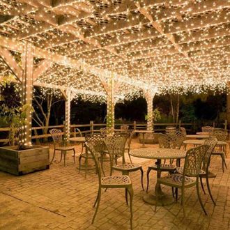 OEM Guirnalda De Luces De 100 Metros De Largo Con 600 Led, Ideal Para Carnavales, Bodas E Iluminaci&oacute;n De Jardines Exteriores - Wellngs