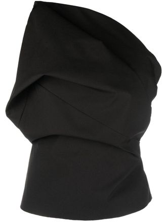 Rick Owens Claudia bustier top - women - Polyester/Spandex/Elastane/Recycled Polyamide - 40 - Black