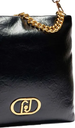 Liu Jo Womens Shoulder Bag Black Polyurethane Shoulder-bags