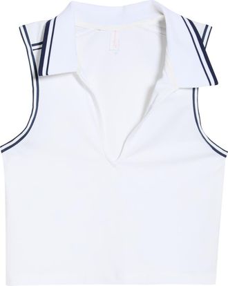 Free People FP Movement Forehand Polo in White at Nordstrom, Size X-Small