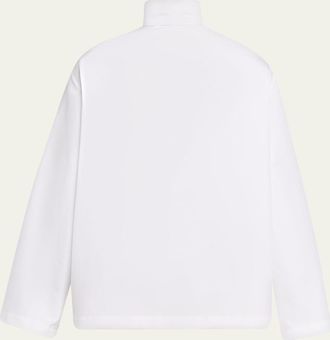 Alaia Cotton Poplin Reverse Jacket