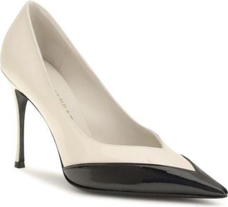 Ferragamo Two-Tone Patent Leather Pumps - Multicolor