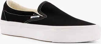Vans Mens Canvas Slip-On Sneakers Reissue 98 Black Trainers