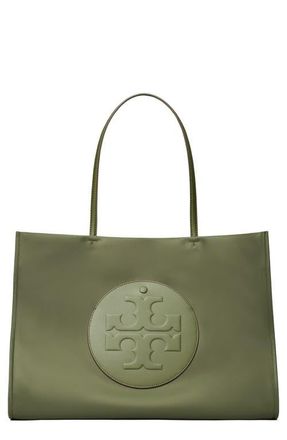 Tory Burch Ella Recycled Nylon Tote in Olive Green at Nordstrom