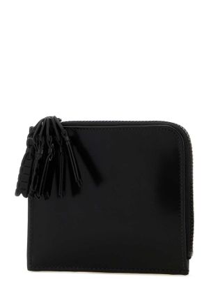 Comme Des Gar&ccedil;ons Mens Black Leather Card Holder Portafogli Wallet