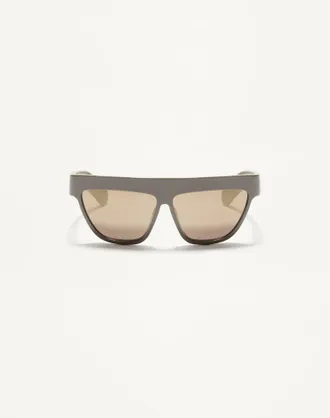 Valentino Geometric Acetate Eyewear unisex BROWN/BRONZE 62