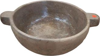 Wanderlust Deco Bowl Vintage Marr&oacute;n 36x36x43h Cm