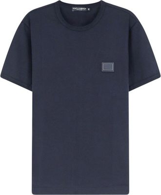 Dolce & Gabbana Cotton T-shirt with iconic detail