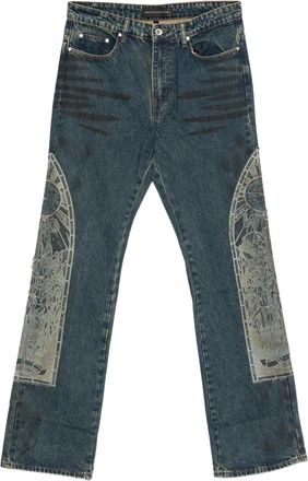 Who Decides War by Ev Bravado Jeans con inserti - Blu