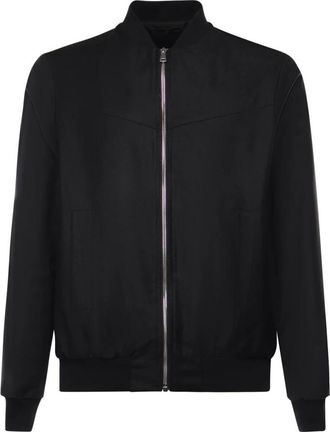 Giuliano Galiano Sweatshirt met ritssluiting - Heren - Vesten met rits - Zwart - M - Wol - Hoodies & sweatvesten