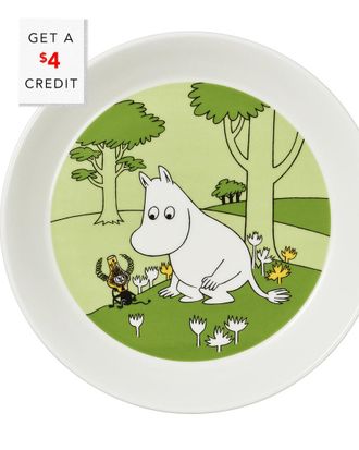 Arabia Moomin Grassgreen Plate With $3 Credit
