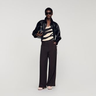 Sandro Wide-leg trousers