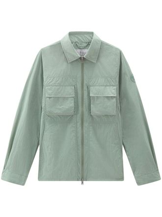 Woolrich Crinkle shirt jacket - Green