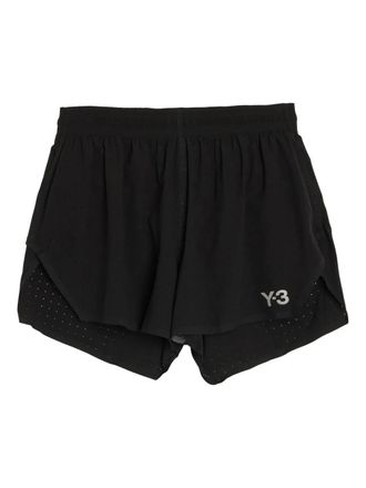 Yohji Yamamoto M Run shorts - men - Recycled Polyester/Elastane - S - Black