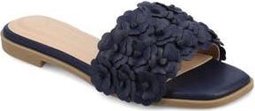 Journee Collection Azalea Slide Sandal in Navy at Nordstrom Rack, Size 6.5