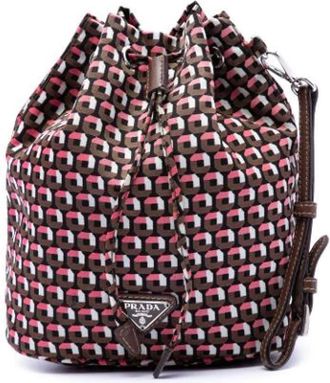 Prada Pre-owned Pouch Bag - Dames - Vintage Tas - Bruin - ONE Size - Leer - Vintage