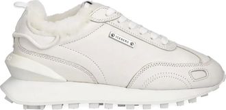 Iceberg logo-plaque lace-up sneakers - Bianco