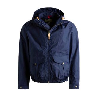 Manifattura Ceccarelli Light Jackets, male, Blue, Size: 3XS Giubbotto All Seasons Blazer Coat