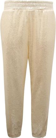 PHO Firenze 5422010C Broeken - Dames - Sweatpants - Wit - XS - Pailletten - Broeken