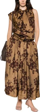 Uma Wang UMA Wang - Teet Printed Top - Dames - Tops - Beige - Maat: M
