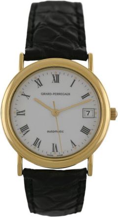 Girard Perregaux Pre-owned Girard Perregaux 30 Anni Fiat 47990 Automatic White Dial Mens Watch 47990