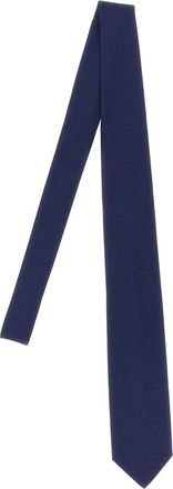 Barba Cravatta con fantasia jacquard - Blu