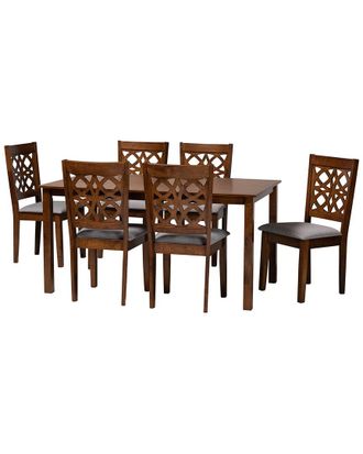 Baxton Studio Abigail Modern 7Pc Dining Set
