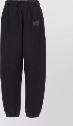 Alexander Wang cotton logo-print track pants