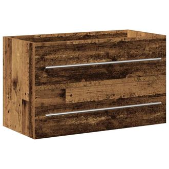 vidaXL Mueble Para Lavabo De Ba&ntilde;o De Madera Antigua, 80x38,5x48 Cm, Madera De Ingenier&iacute;a Vidaxl