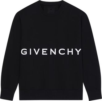 Givenchy Mens 4G Sweatshirt in Black