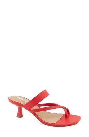 Esprit Elian Toe Loop Sandal in Red Pu at Nordstrom Rack, Size 6.5
