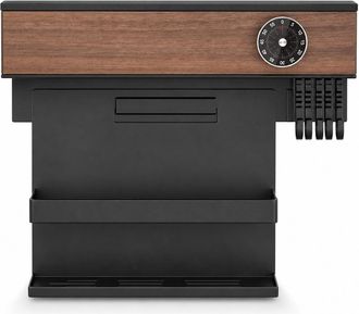 OEM Mensola Da Parete Per Cucina In Noce Senza Foratura 36 Cm Multifunzione