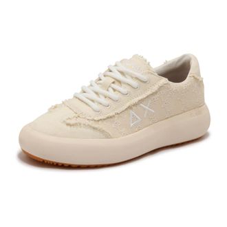 Sun 68 Sneakers, female, White, Size: 8 US Juno Canvas