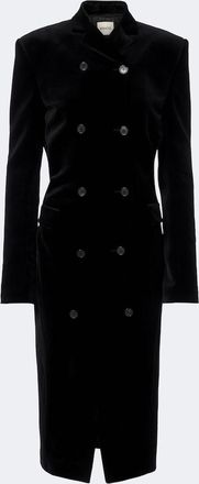 Khaite Rolon cotton double-breasted coat
