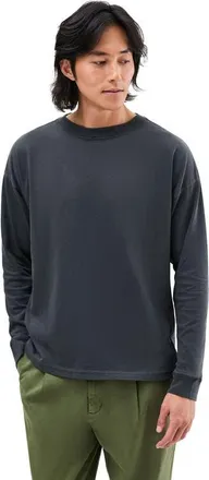 Richer Poorer Inc. The Relaxed Long Sleeve Tee in Stretch Limo at Nordstrom, Size Xx-Large