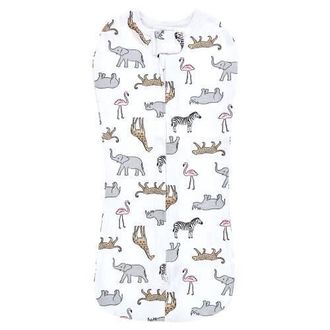 Hudson Baby Cozy Sleep Pod in Modern Pink Safari at Nordstrom