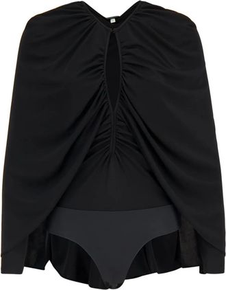 Johanna Ortiz Body drappeggiato Starlight - Nero